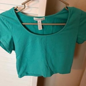 Blue/green Medium crop top